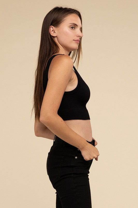 HYFVE Ribbed Seamless Crop Top - us.meeeshop