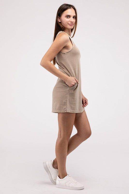 HYFVE Sleeveless Mini Dress - us.meeeshop