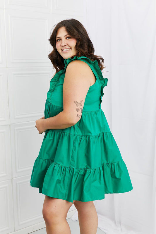 Hailey & Co Play Date Full Size Ruffle Dress - us.meeeshop