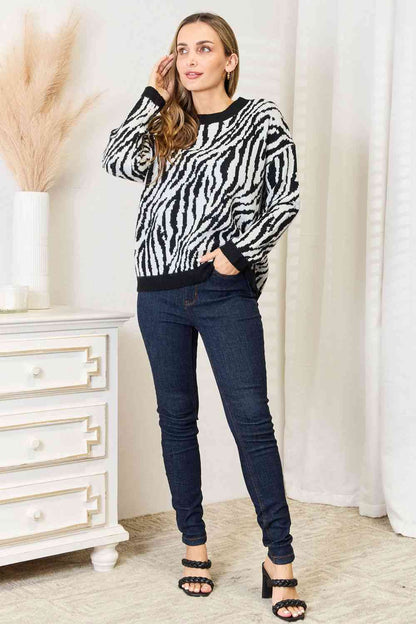 Heimish Zebra Print Sweater | us.meeeshop