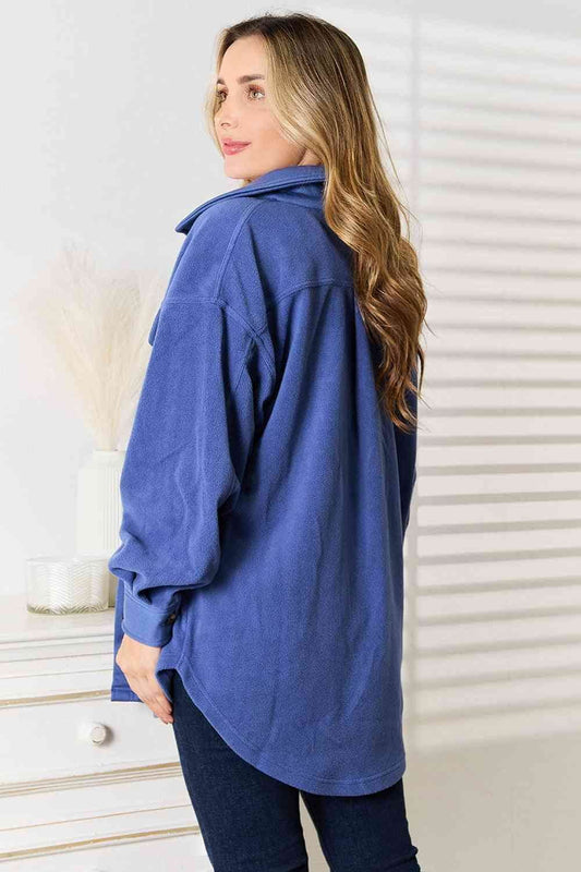 Heimish Cozy Girl Button Down Shacket - us.meeeshop