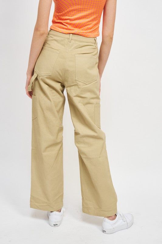 High Rise Fit Cargo Pants us.meeeshop - 