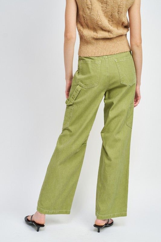 High Rise Fit Cargo Pants us.meeeshop - 