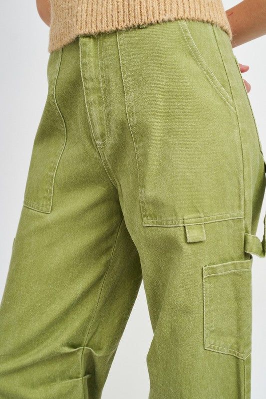 High Rise Fit Cargo Pants us.meeeshop - 