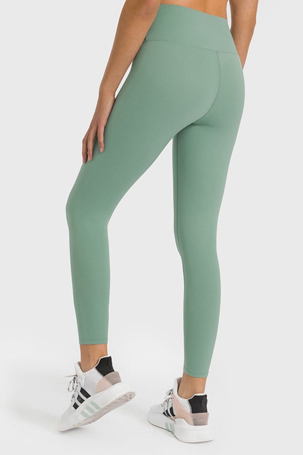 High Waist Ankle-Length Yoga Leggings us.meeeshop - 