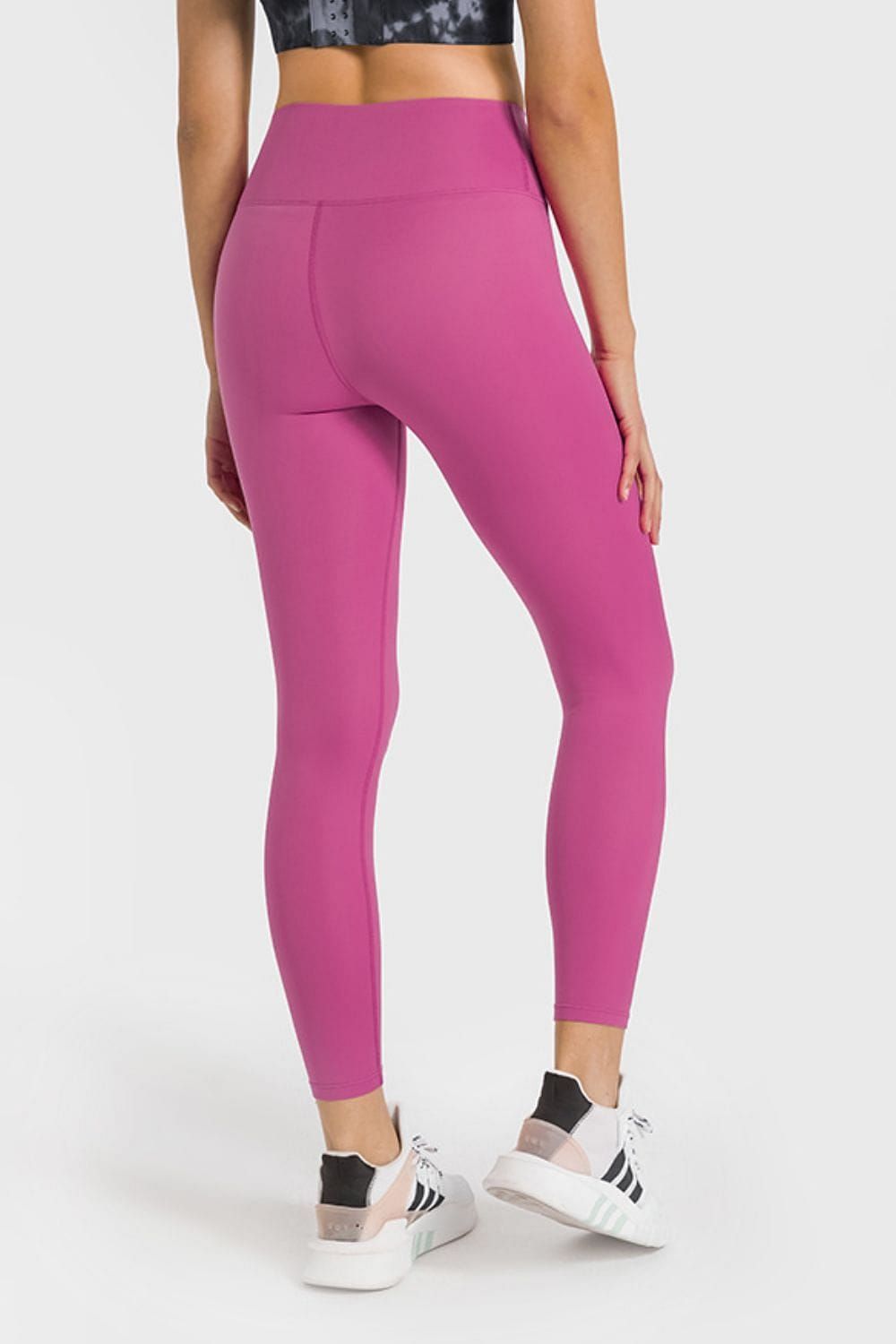 High Waist Ankle-Length Yoga Leggings us.meeeshop - 