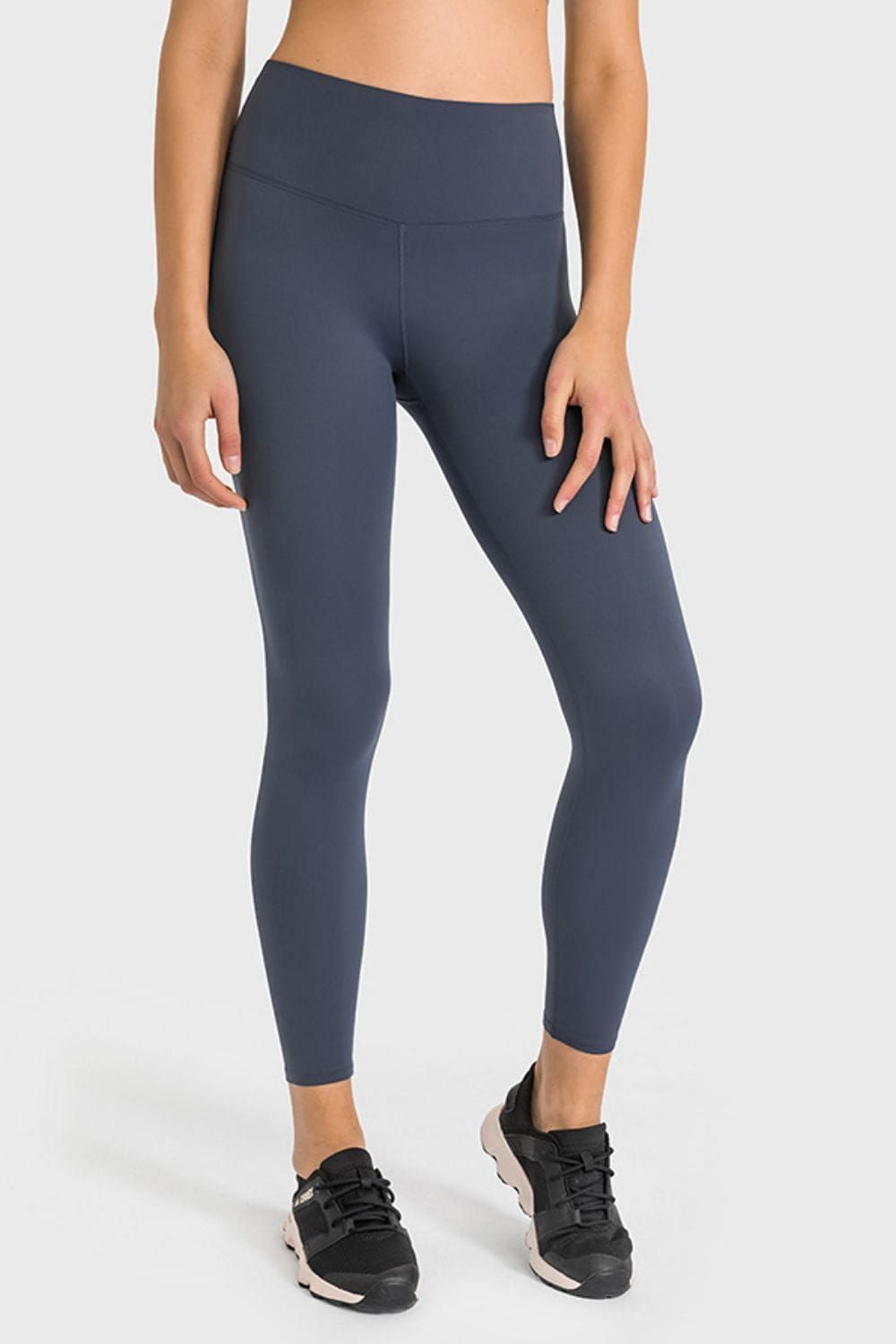 High Waist Ankle-Length Yoga Leggings us.meeeshop - 