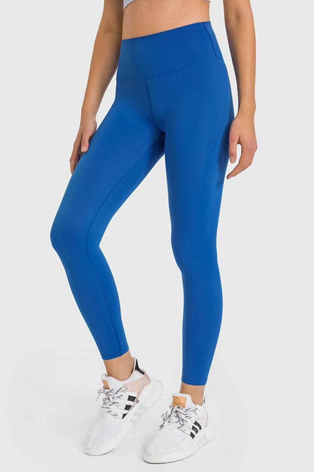 High Waist Ankle-Length Yoga Leggings us.meeeshop - 