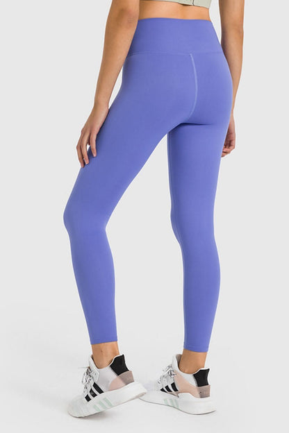 High Waist Ankle-Length Yoga Leggings us.meeeshop - 