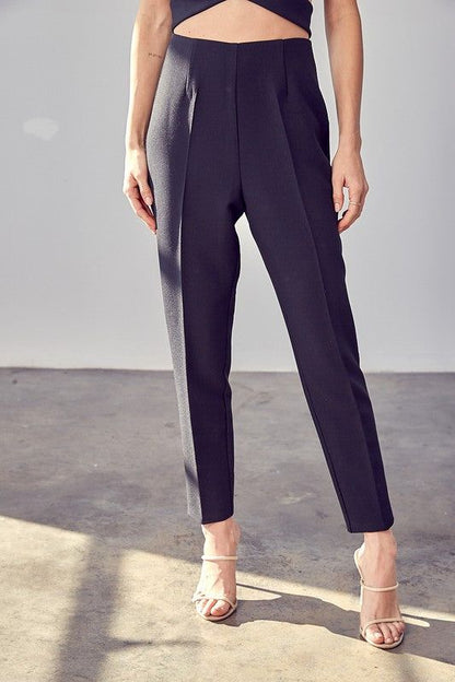 High Waisted Slim Pants us.meeeshop - Pants