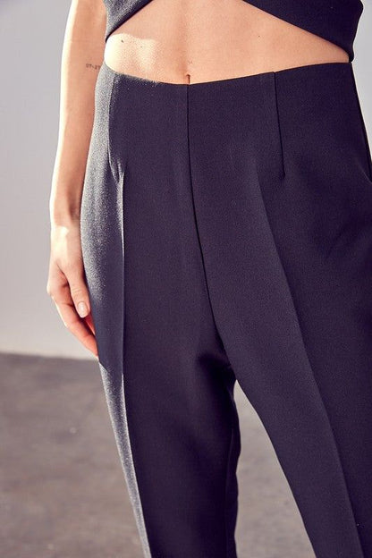 High Waisted Slim Pants us.meeeshop - 