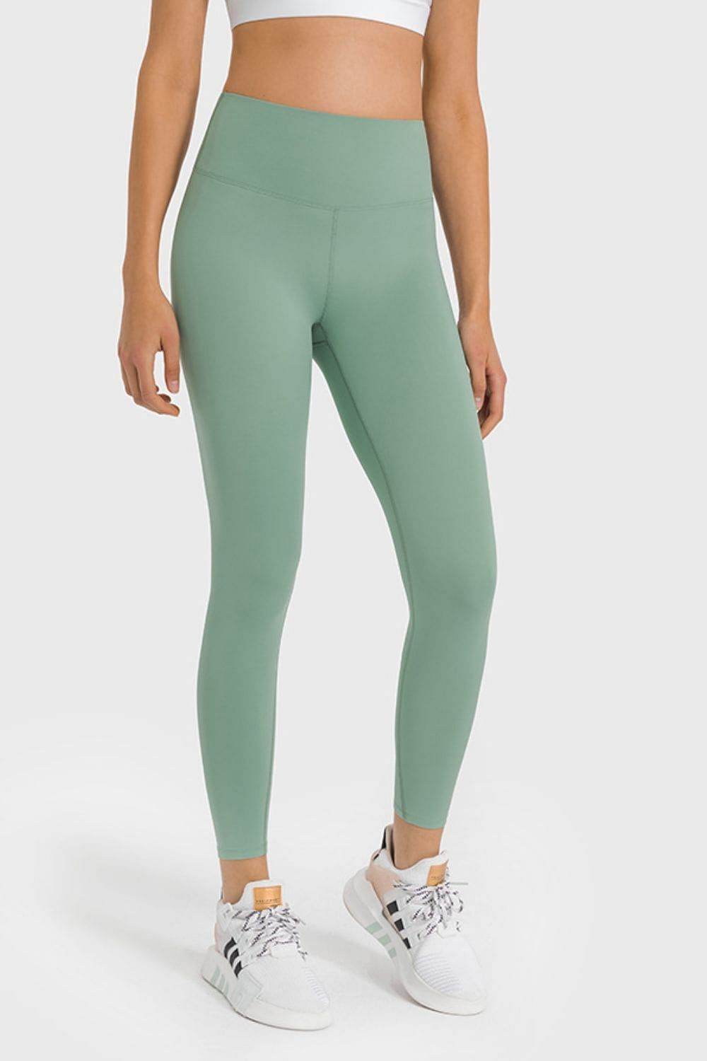 High Waist Ankle-Length Yoga Leggings - us.meeeshop