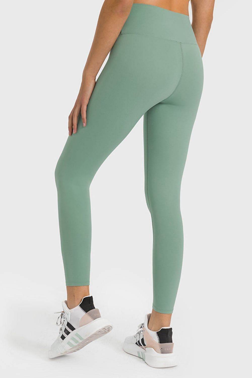 High Waist Ankle-Length Yoga Leggings - us.meeeshop