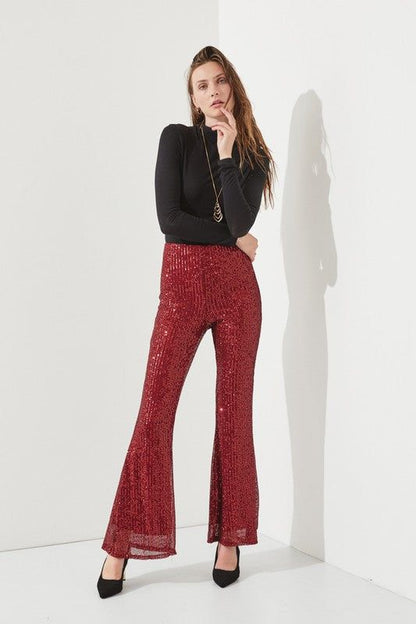 Highwaist Sequin Pants - us.meeeshop