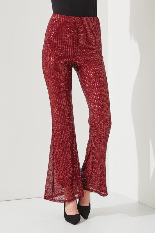 Highwaist Sequin Pants - us.meeeshop