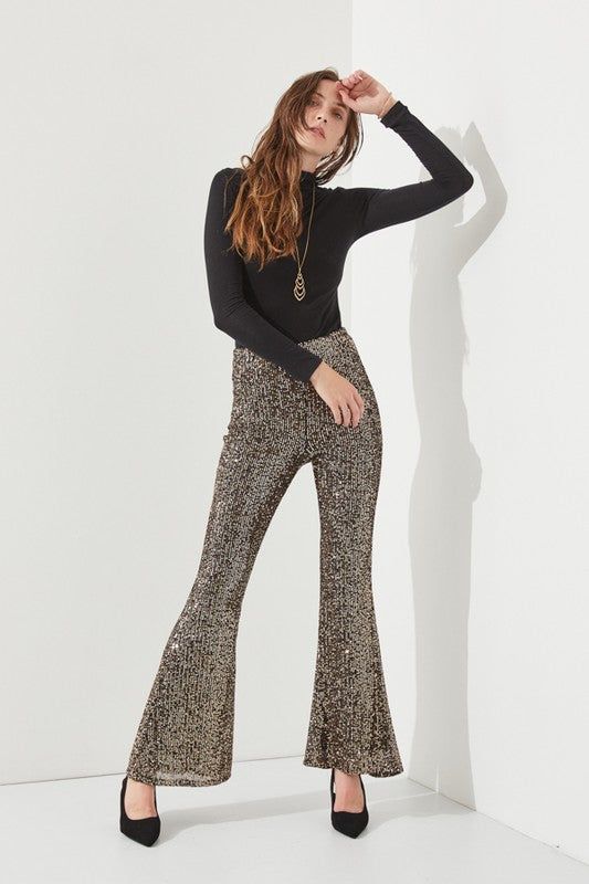 Highwaist Sequin Pants - us.meeeshop