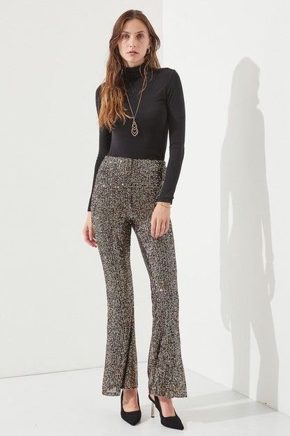 Highwaist Sequin Pants - us.meeeshop