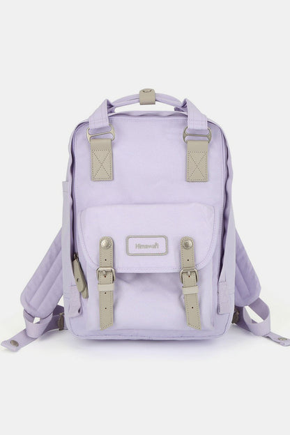 Himawari Contrast Water and Scratch-Resistant Nylon Backpack Bag us.meeeshop - 