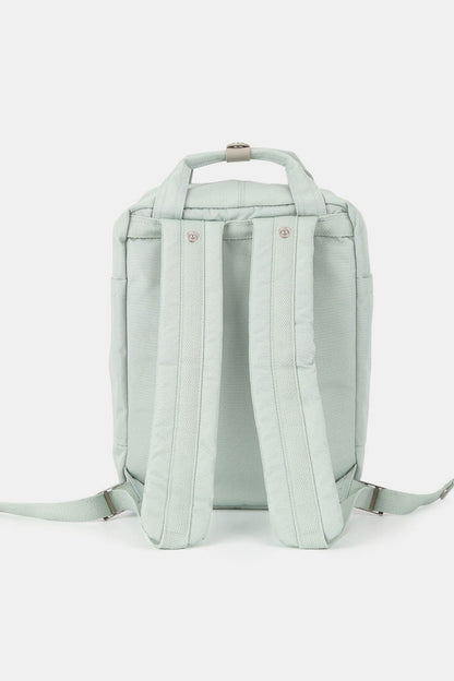 Himawari Contrast Water and Scratch-Resistant Nylon Backpack Bag us.meeeshop - 