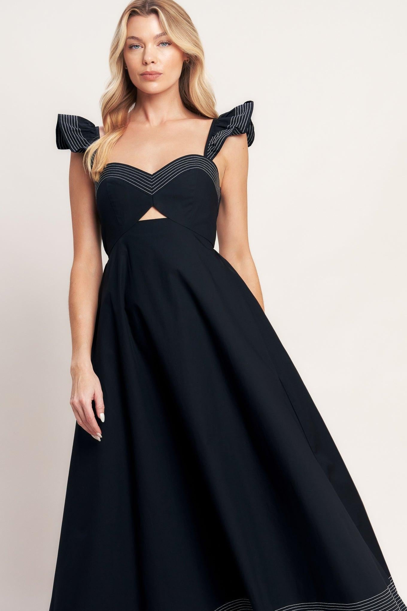 beautifully unexpected woven Beautifully Unexpected Woven Midi Dress view 4 (dress) - shop at us.meeeshop