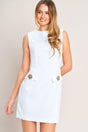 Sweet City Charm Woven Shift Dress