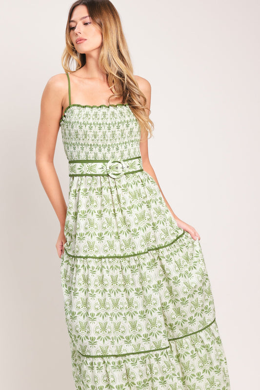 dainty flora woven Dainty Flora Woven Maxi Dress view 7 (dress) - shop at us.meeeshop