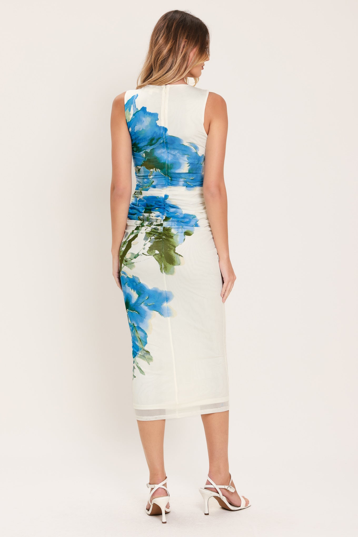 bluebell whisper power Bluebell Whisper Power Mesh Midi Dress view 7 (dress) - shop at us.meeeshop