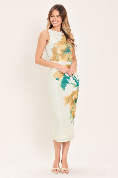 bluebell whisper power Bluebell Whisper Power Mesh Midi Dress view 11 (dress) - shop at us.meeeshop