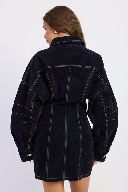 Giovanna Denim Mini Dress