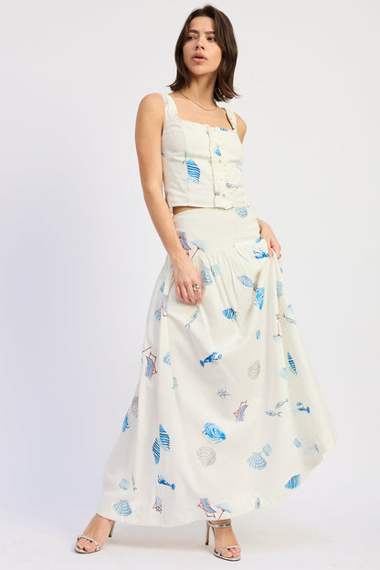 delilah maxi skirt Delilah Maxi Skirt view 2 (dress) - shop at us.meeeshop