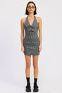 Lucienne Halter Mini Dress