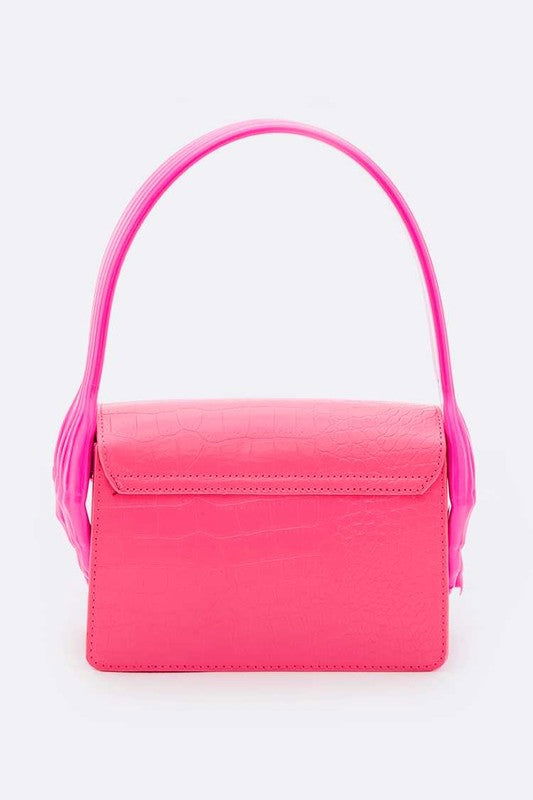 Iconic Hand Jelly Handle Convertible Fashion Bag us.meeeshop - 