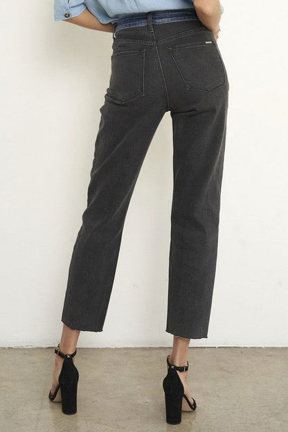 Insane Gene Black Denim Combo Jeans us.meeeshop - 