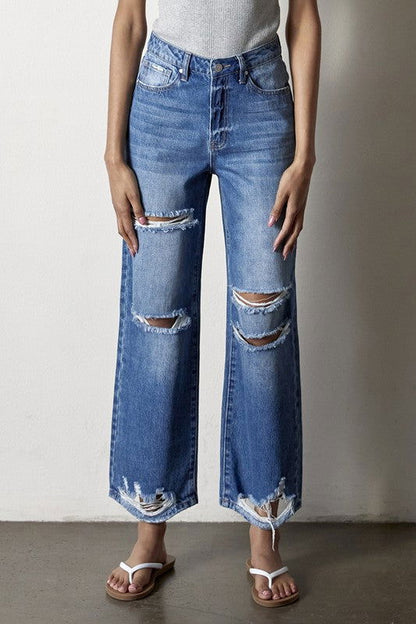 Insane Gene Estructed Straight Jeans us.meeeshop - 