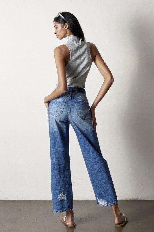 Insane Gene Estructed Straight Jeans us.meeeshop - 