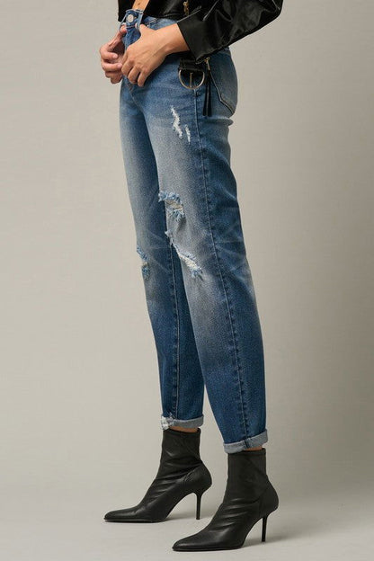 Insane Gene Girlfriend Jeans / Stretched us.meeeshop - 