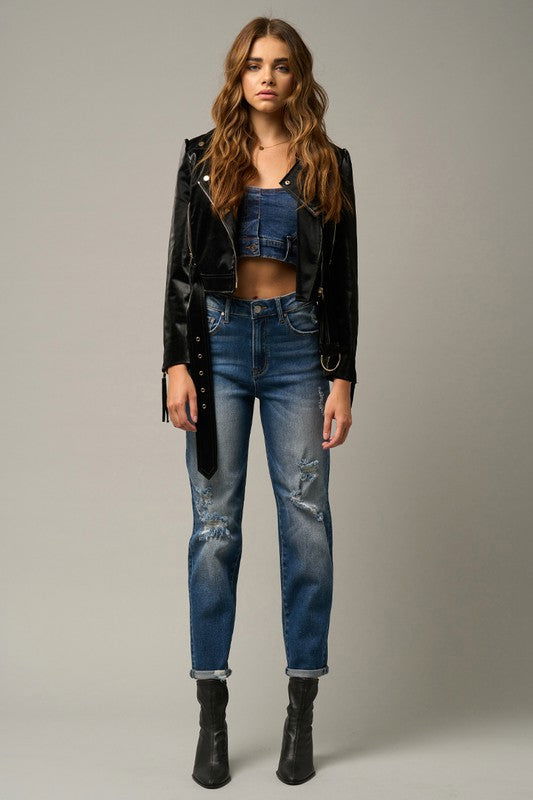 Insane Gene Girlfriend Jeans / Stretched us.meeeshop - Pants