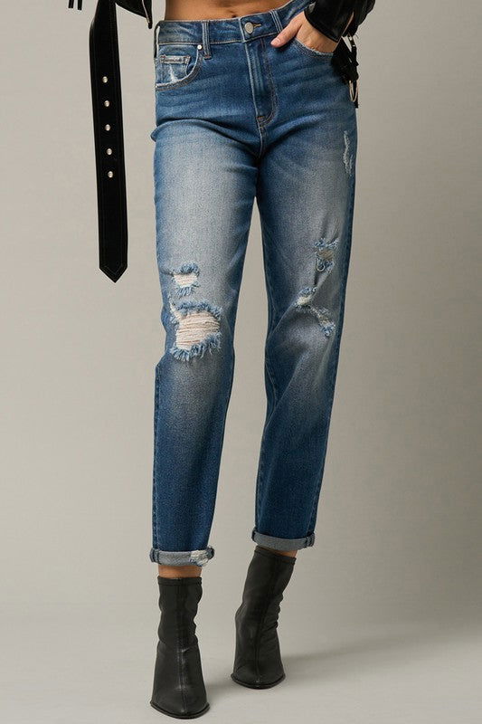 Insane Gene Girlfriend Jeans / Stretched us.meeeshop - 