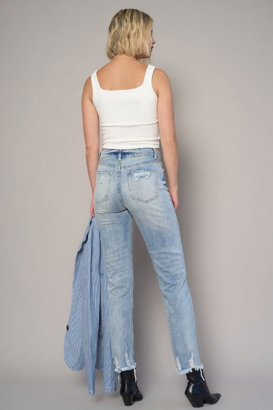 Insane Gene High Rise Girlfriend Jeans us.meeeshop - 