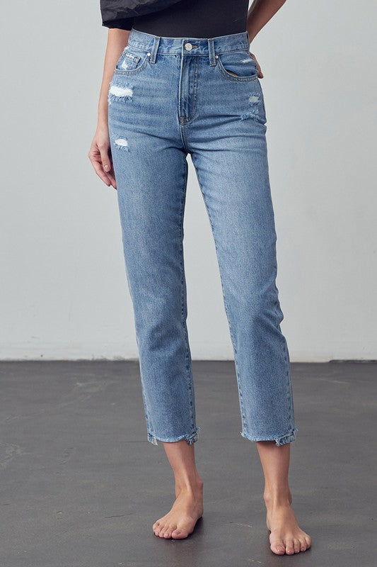 Insane Gene High Rise Girlfriend Jeans us.meeeshop - 