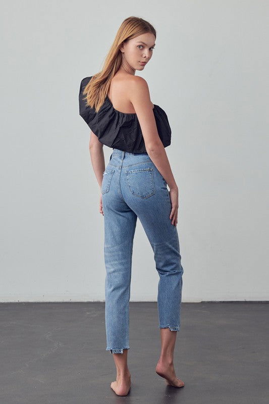 Insane Gene High Rise Girlfriend Jeans us.meeeshop - 