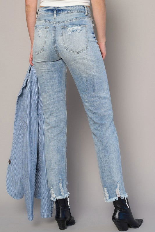 Insane Gene High Rise Girlfriend Jeans us.meeeshop - 