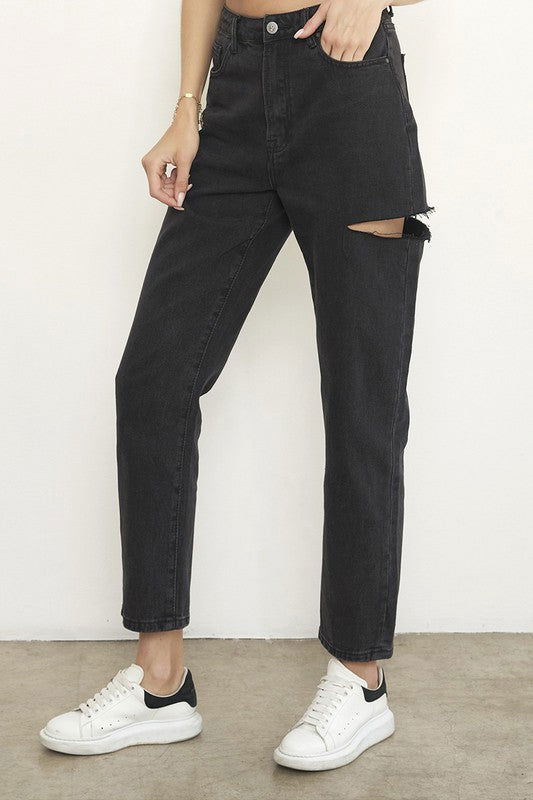 Insane Gene High Rise Loose Jeans us.meeeshop - 