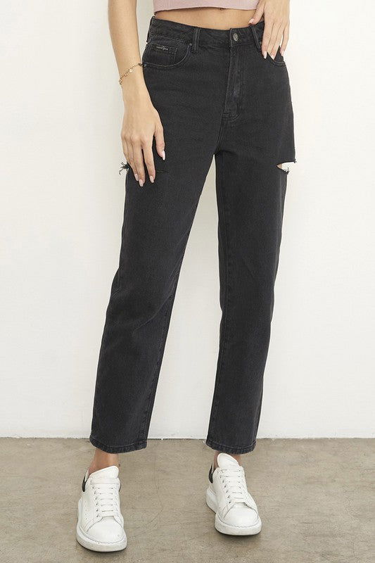 Insane Gene High Rise Loose Jeans us.meeeshop - 