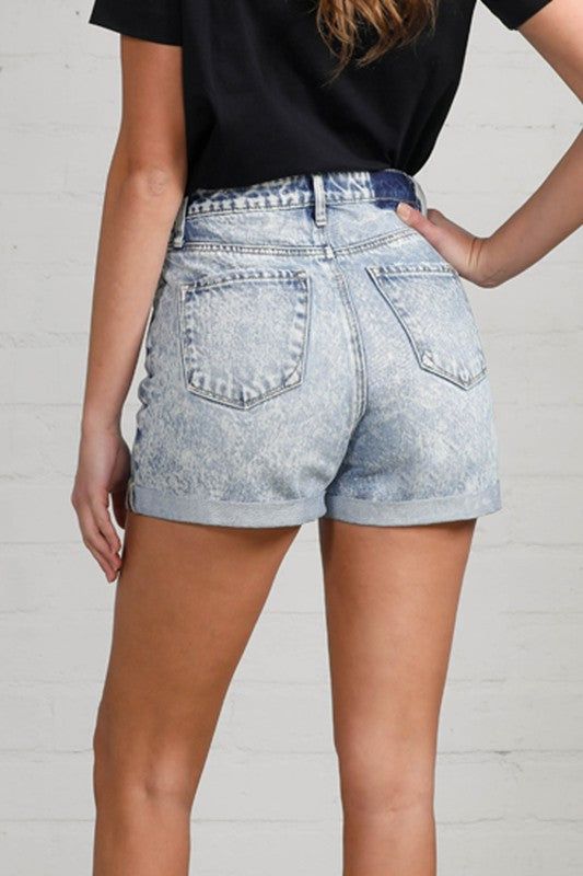 Insane Gene High Rise Mom Fit Shorts us.meeeshop - 