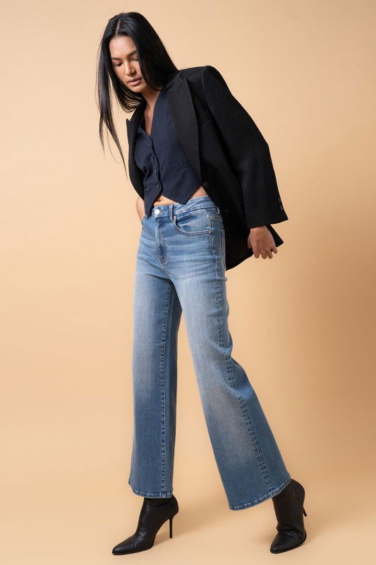 Insane Gene High Rise Relaxed Wide Leg Jeans us.meeeshop - 