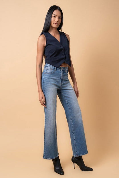 Insane Gene High Rise Relaxed Wide Leg Jeans us.meeeshop - 