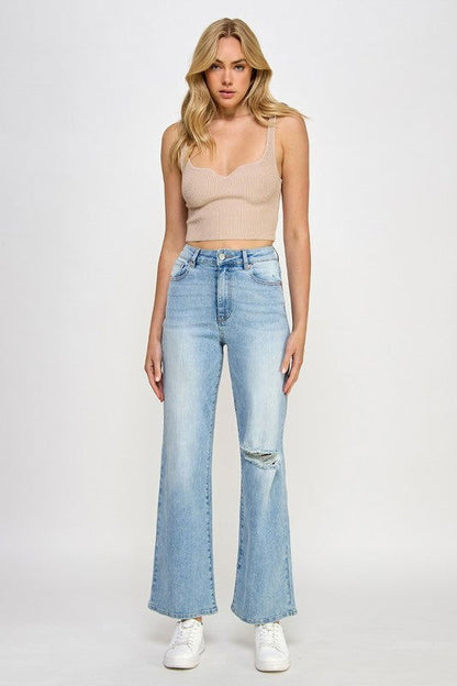 Insane Gene High Rise Relaxed Wide Leg Jeans us.meeeshop - Pants