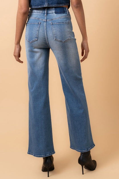 Insane Gene High Rise Relaxed Wide Leg Jeans us.meeeshop - 