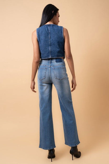 Insane Gene High Rise Relaxed Wide Leg Jeans us.meeeshop - 